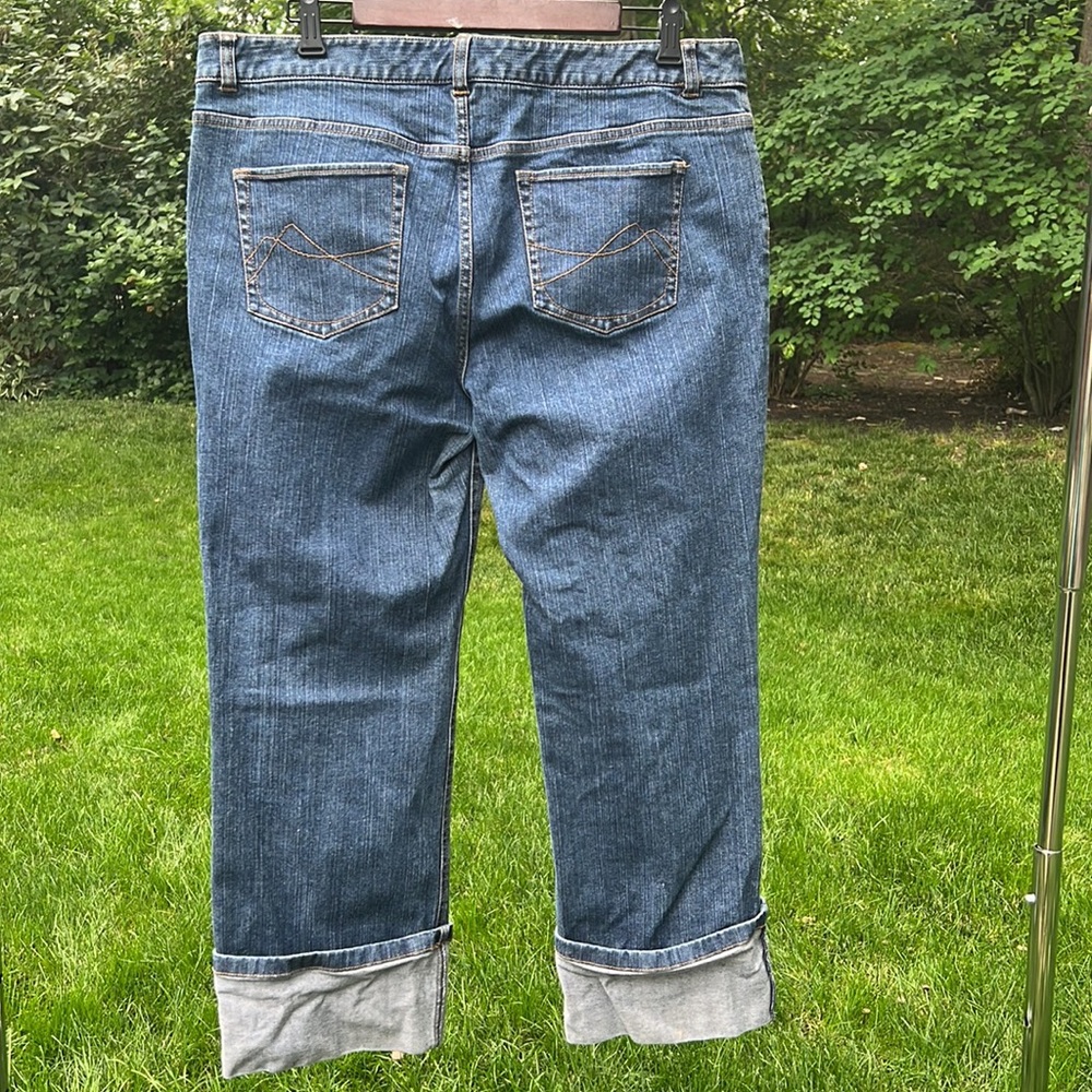 Sigrid Olsen cropped stretch jeans - Picture 3 of 5